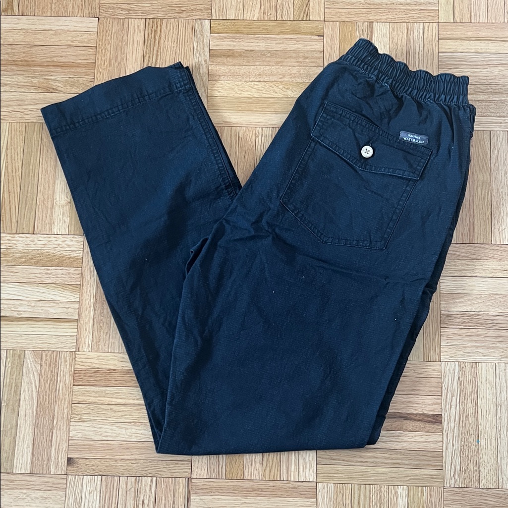 Quiksilver Waterman Navy Pants With Buttoned Pocket
